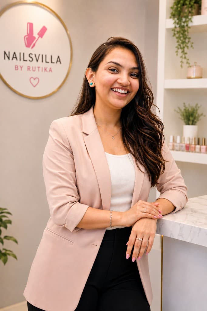 Rutika Chauhan, founder of NailsVilla